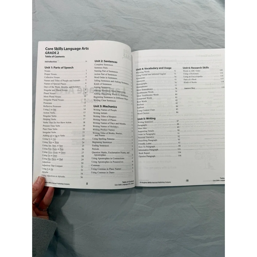 Houghton Mifflin Harcourt Core Skills Language Arts Grade 2 Workbook